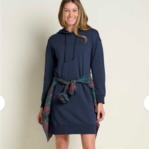 NWT Toad&Co sweatshirt hoodie dress S